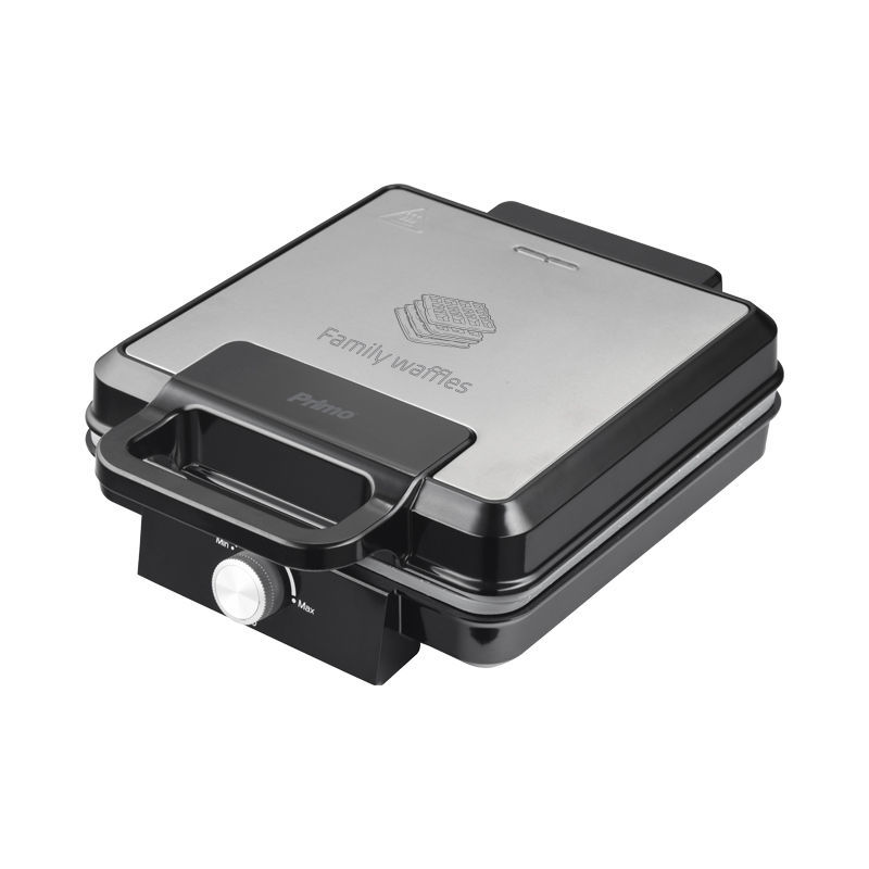 Primo PRWM-40548 Βαφλιέρα  4 θέσεων 1500W κεραμικές marble πλάκες Inox/Μαύρη (400548)